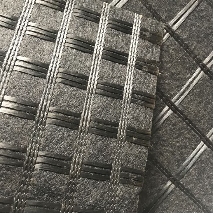 Fiberglass Geogrid With Geotextile 2