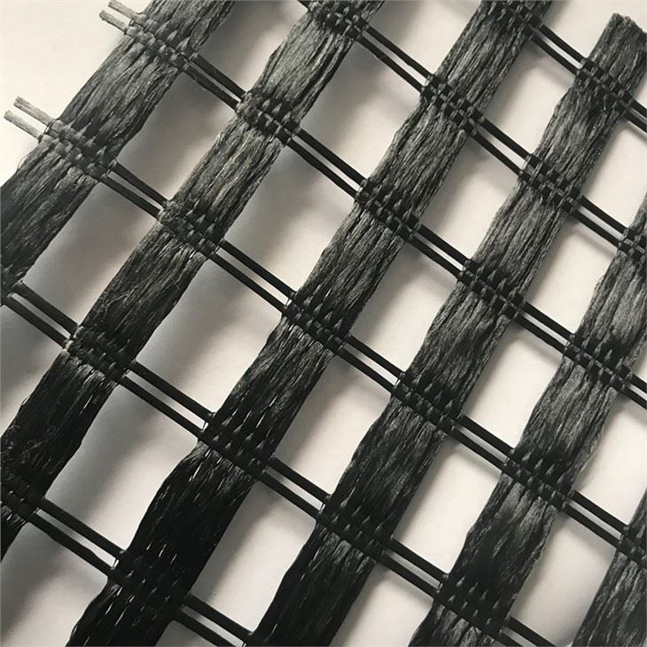 PET Geogrid With PVC Or SBR Coating