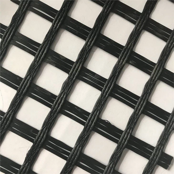 Road Geosynthetics Fiberglass Geogrid